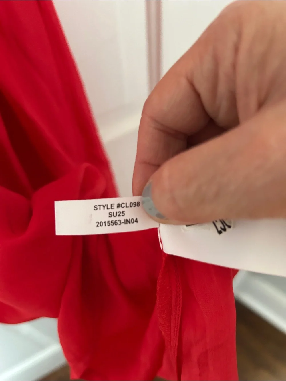 J. Crew Crimson Red V-Neck Maxi Dress with Embroidered Trim